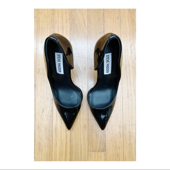 Drea Black Patent Leather Pumps - Picture 3 of 5